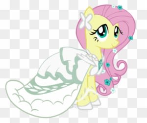 My Little Pony Friendship Is Magic Princess Fluttershy - Mlp Fluttershy Wedding Dress - Free Transparent PNG Clipart Images Download. - Transparent PNG Free Download