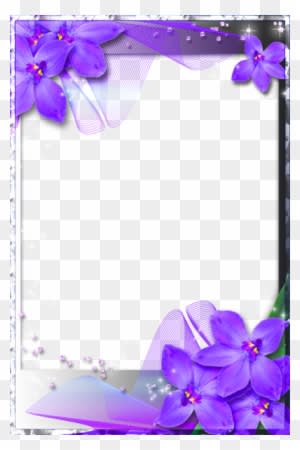 Purple Heart Frames - Blue Wedding Borders And Frames - Free Transparent PNG Clipart Images Download. - Transparent PNG Free Download