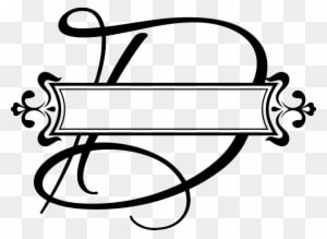 Split Fancy Letter - Wedding Invitation Letter - Free Transparent PNG Clipart Images Download. - Transparent PNG Free Download