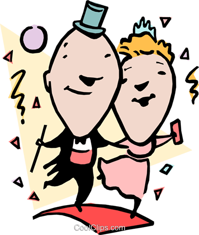 Wedding Clipart Of A Married Couple Celebrating - Wedding Anniversary Clip Art Templates - Free Transparent PNG Clipart Images Download. - Transparent PNG Free Download