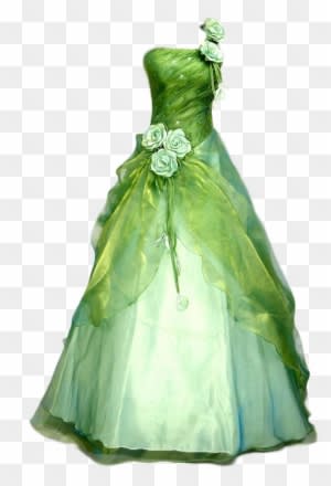 Ball Gown Clipart - Beautiful Green Wedding Dresses - Free Transparent PNG Clipart Images Download. - Transparent PNG Free Download