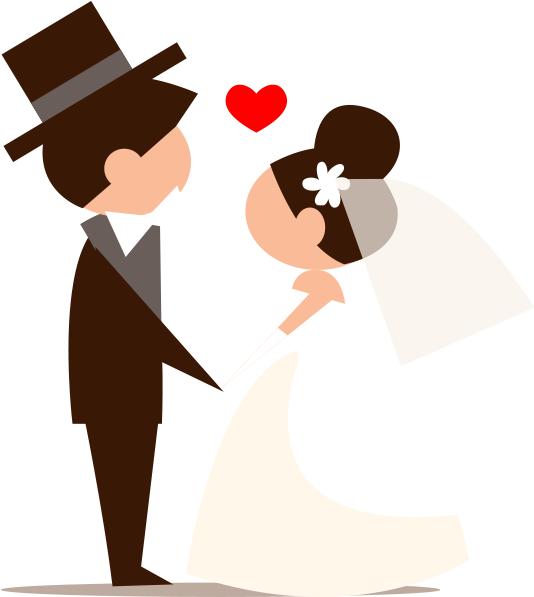 Clipart Novios Png - Roles Of A Wedding - Free Transparent PNG Clipart Images Download. - Transparent PNG Free Download