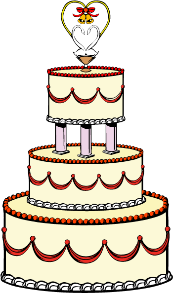 Blue Wedding Cake Clip Art - Wedding Cake Clipart - Free Transparent PNG Clipart Images Download. - Transparent PNG Free Download