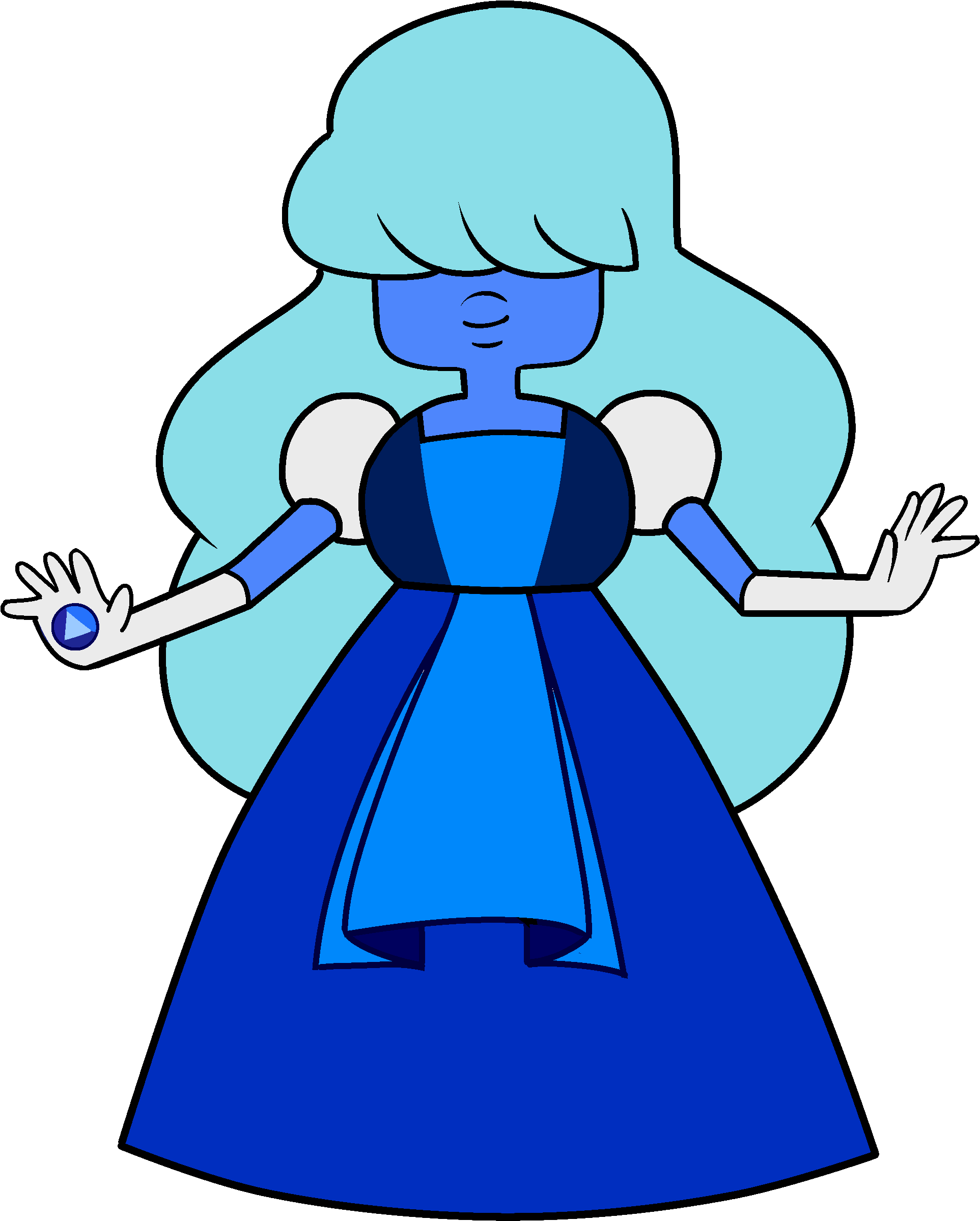 Sapphire - Steven Universe Wedding Sapphire - Free Transparent PNG Clipart Images Download. - Transparent PNG Free Download