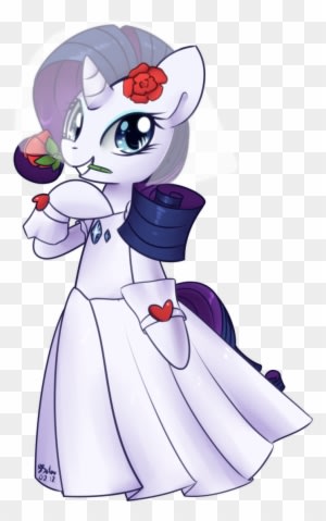 Rarity Rainbow Dash Pinkie Pie Clothing White Mammal - My Little Pony Rarity Wedding Dress - Free Transparent PNG Clipart Images Download. - Transparent PNG Free Download