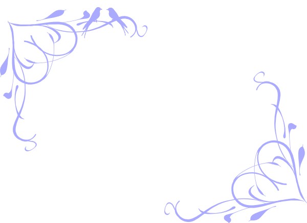 Purple Wedding Border Clipart - Free Transparent PNG Clipart Images Download. - Transparent PNG Free Download