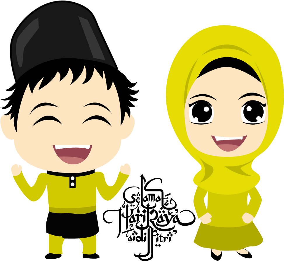 Fizgraphic Freebies Cartoon - Muslim Wedding Cartoon Png - Free Transparent PNG Clipart Images Download. - Transparent PNG Free Download
