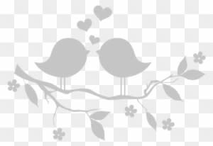 Free Wedding Love Birds Drawing - Love Birds For Wedding - Free Transparent PNG Clipart Images Download. - Transparent PNG Free Download