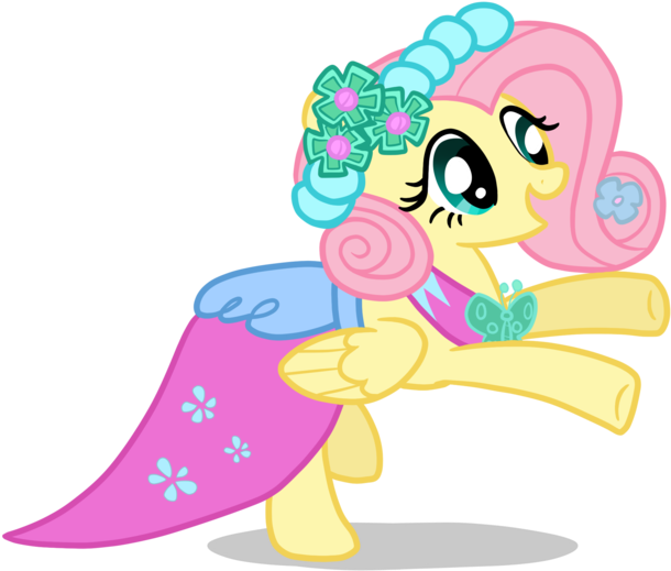 Ninth Kindness [video] - My Little Pony Fluttershy Wedding Dress - Free Transparent PNG Clipart Images Download. - Transparent PNG Free Download