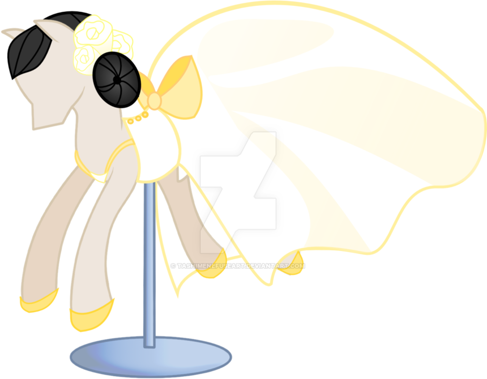 Greycry Oc Wedding Dress By Tashimenefuseart - Mlp Wedding Dress Oc - Free Transparent PNG Clipart Images Download. - Transparent PNG Free Download