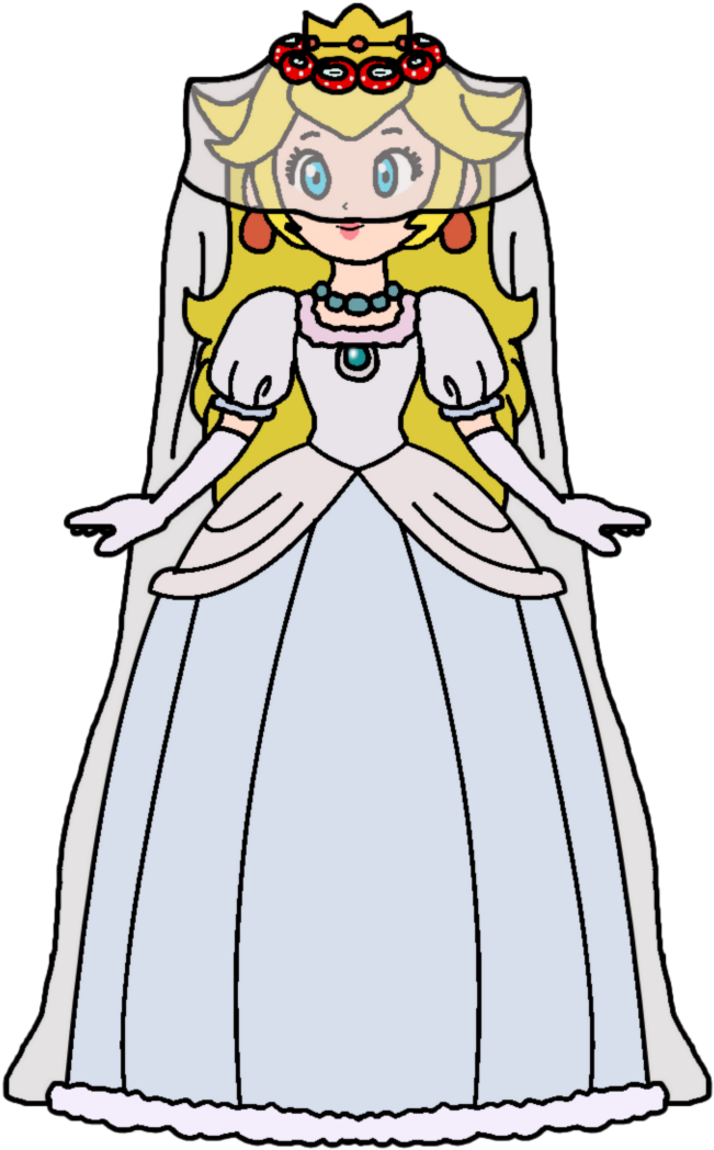 Peach - Wedding - Mario Comics Peach Wedding - Free Transparent PNG Clipart Images Download. - Transparent PNG Free Download