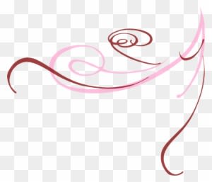 Decorative Swirl Svg Clip Arts 600 X 515 Px - Rotes Herz Blüht Wedding Tischnummer-karten Postkarte - Free Transparent PNG Clipart Images Download. - Transparent PNG Free Download