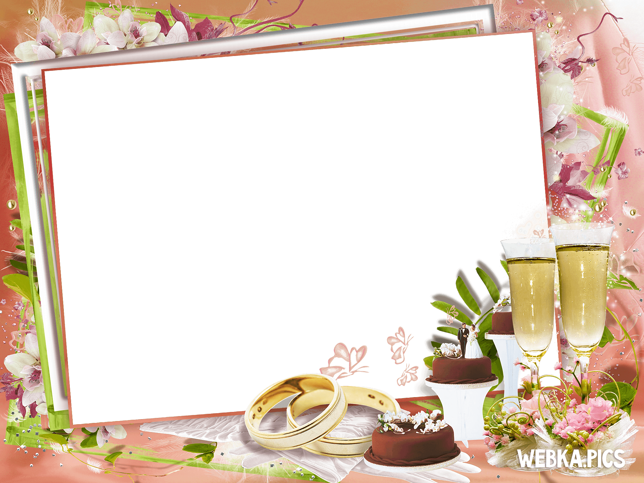 Png Picture Wedding Frame Image - Happy Wedding Anniversary Frame Png - Free Transparent PNG Clipart Images Download. - Transparent PNG Free Download