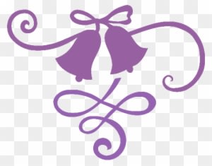 Arrival Of The Bride - Wedding Bells Clipart Purple - Free Transparent PNG Clipart Images Download. - Transparent PNG Free Download