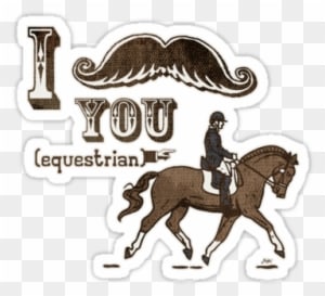 I Moustache You Equestrian - Black And White Wedding Custom Name Badge Button Badge - Free Transparent PNG Clipart Images Download. - Transparent PNG Free Download