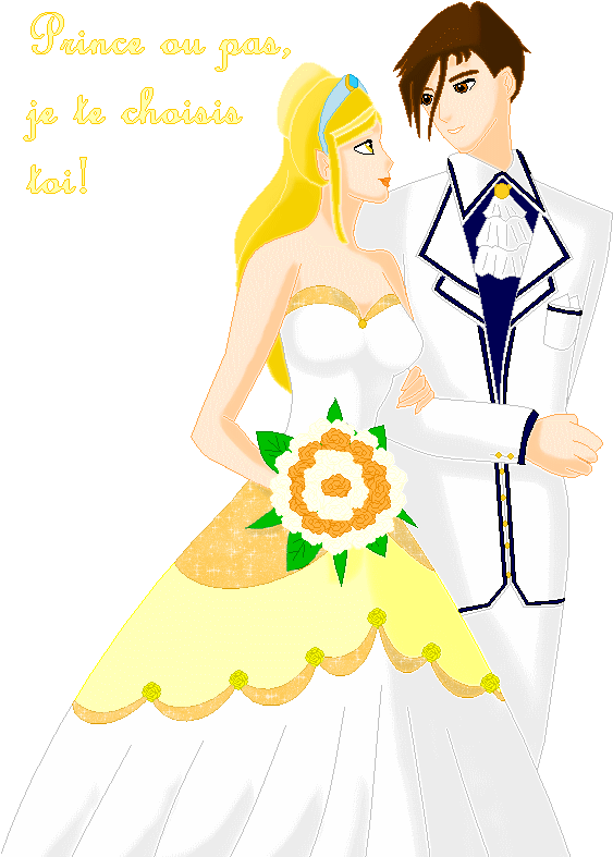 Winx Club Bloom And Sky Wedding Movie - Winx Club Stella Wedding - Free Transparent PNG Clipart Images Download. - Transparent PNG Free Download