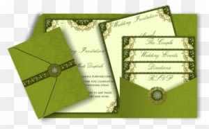 Dark Green Wedding Invitations Green Gold Mandala Damask - Wedding Invitation Green And Gold - Free Transparent PNG Clipart Images Download. - Transparent PNG Free Download