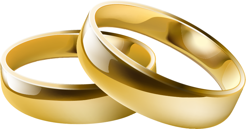 Linked Wedding Rings Clipart Clipart Free Clipart Images - Wedding Ring Png Vector - Free Transparent PNG Clipart Images Download. - Transparent PNG Free Download