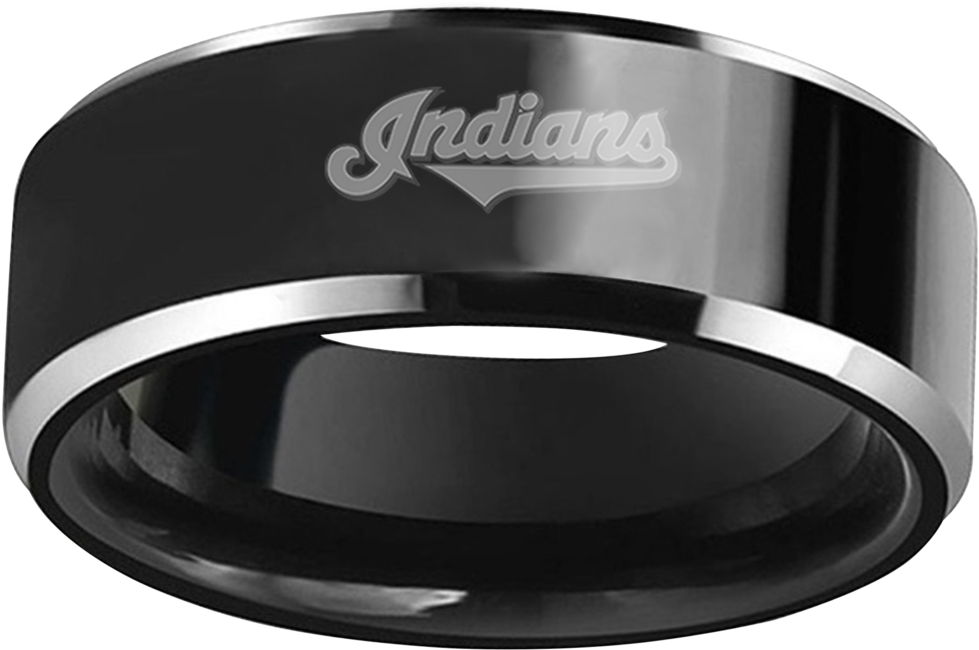 Cleveland Indians Black Tungsten Wedding Band - Philadelphia Eagles Wedding Band - Free Transparent PNG Clipart Images Download. - Transparent PNG Free Download