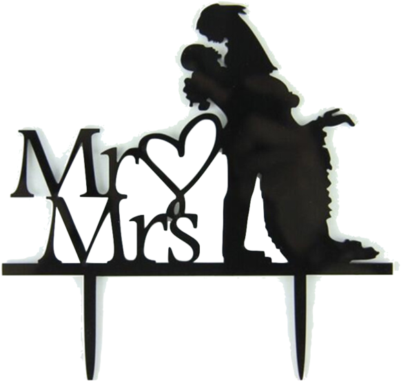 Newlyweds Wedding Cake Topper - Wedding Cake Toppers Png - Free Transparent PNG Clipart Images Download. - Transparent PNG Free Download