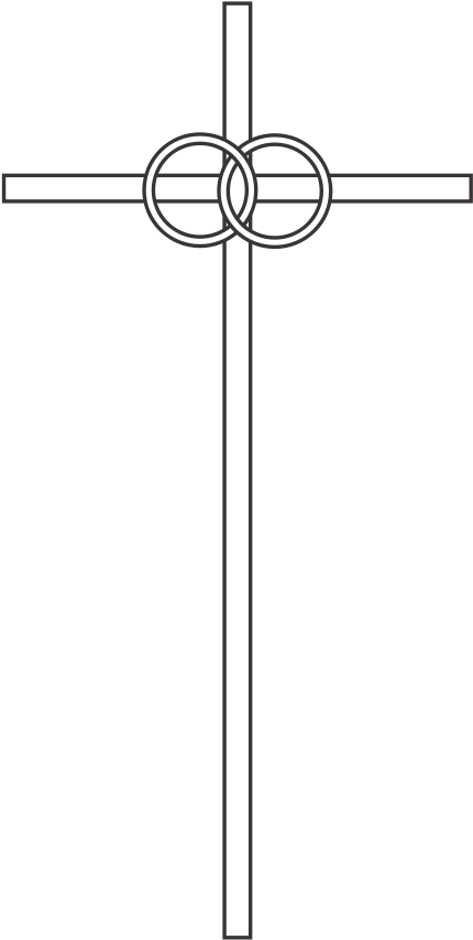 Wedding Cross Medium 600pixel Clipart, Vector Clip - Wedding Cross Clip Art - Free Transparent PNG Clipart Images Download. - Transparent PNG Free Download