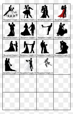 Modern Wedding Reception Symbols Collection - Wedding Reception Symbols - Free Transparent PNG Clipart Images Download. - Transparent PNG Free Download