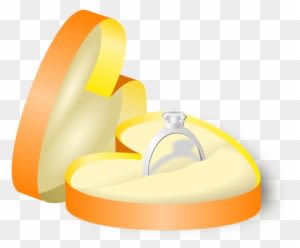 Box, Rings, Wedding, Cartoon, Heart, Diamond, Free - Wedding Ring In A Box Art - Free Transparent PNG Clipart Images Download. - Transparent PNG Free Download