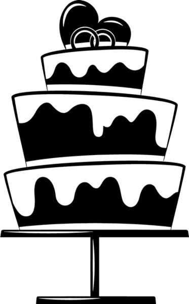 Wedding Cake Stamp - Wedding Cake - Free Transparent PNG Clipart Images Download. - Transparent PNG Free Download
