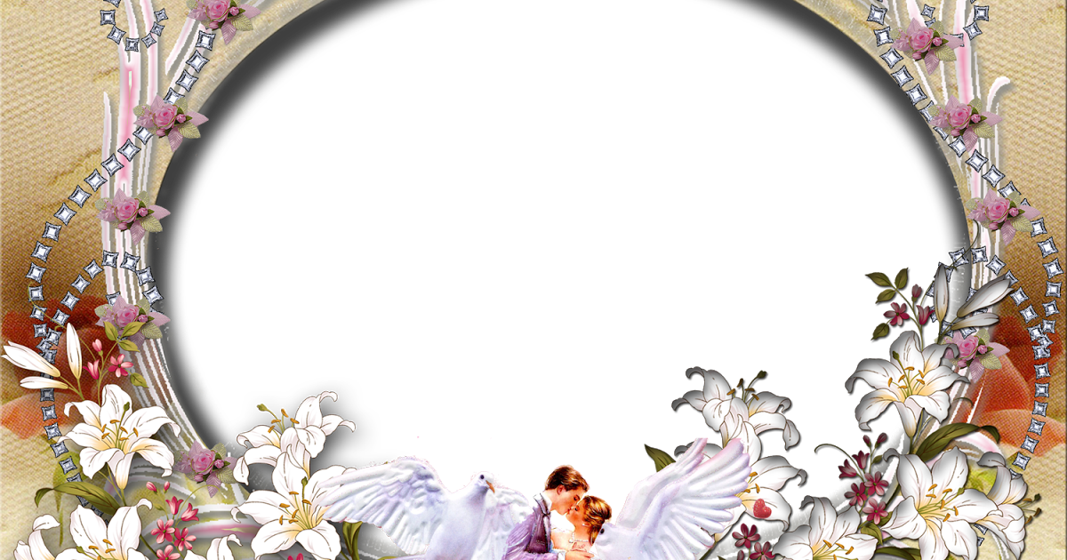 New Karizma Album Templates ,wedding Album Frames - Wedding Background With Frame - Free Transparent PNG Clipart Images Download. - Transparent PNG Free Download