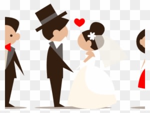 Wedding Party Clipart - Roles Of A Wedding - Free Transparent PNG Clipart Images Download. - Transparent PNG Free Download