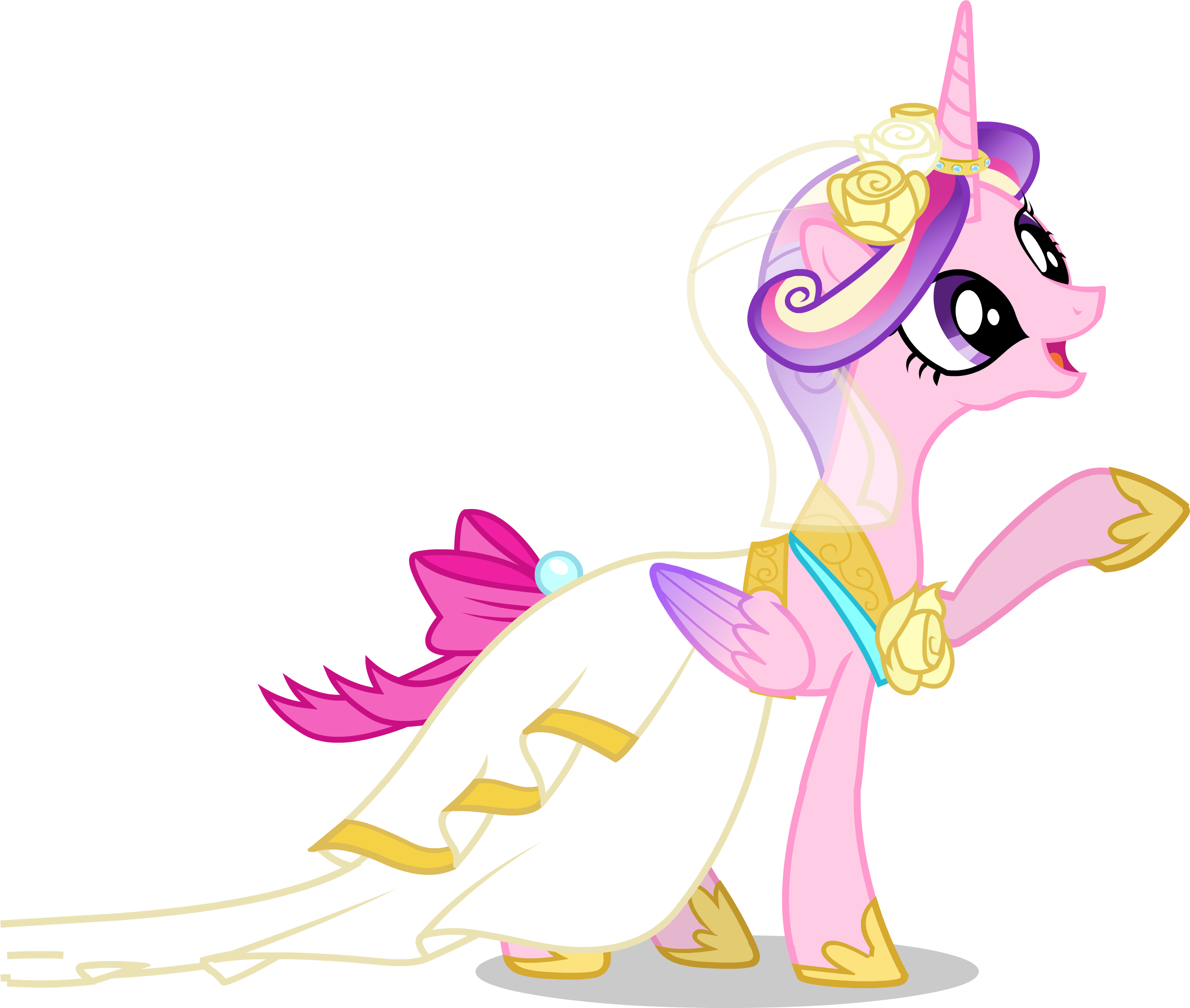 My Little Pony Rarity S Wedding Dress Designer Game - My Little Pony Princess Cadence Wedding - Free Transparent PNG Clipart Images Download. - Transparent PNG Free Download
