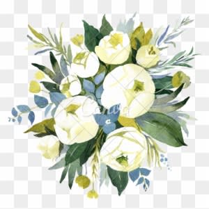 Floral Wedding Bouquet With Roses - Wedding - Free Transparent PNG Clipart Images Download. - Transparent PNG Free Download