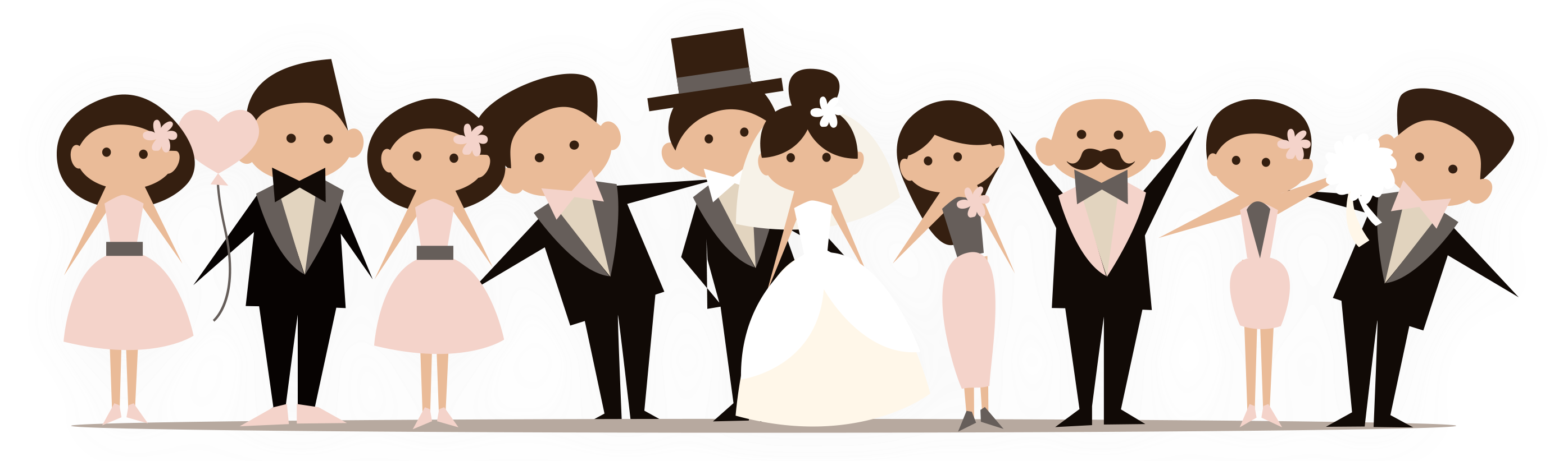 Wedding Party Images Cartoon - Free Transparent PNG Clipart Images Download. - Transparent PNG Free Download