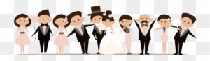 Wedding Party Images Cartoon - Free Transparent PNG Clipart Images Download. - Transparent PNG Free Download