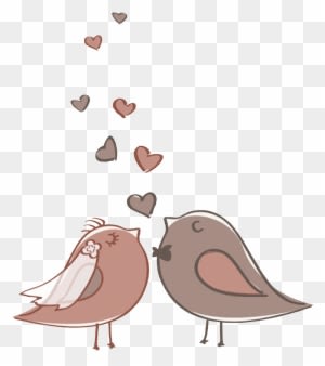Casal De Passarinho Png - Cute Bird Vector Wedding - Free Transparent PNG Clipart Images Download. - Transparent PNG Free Download