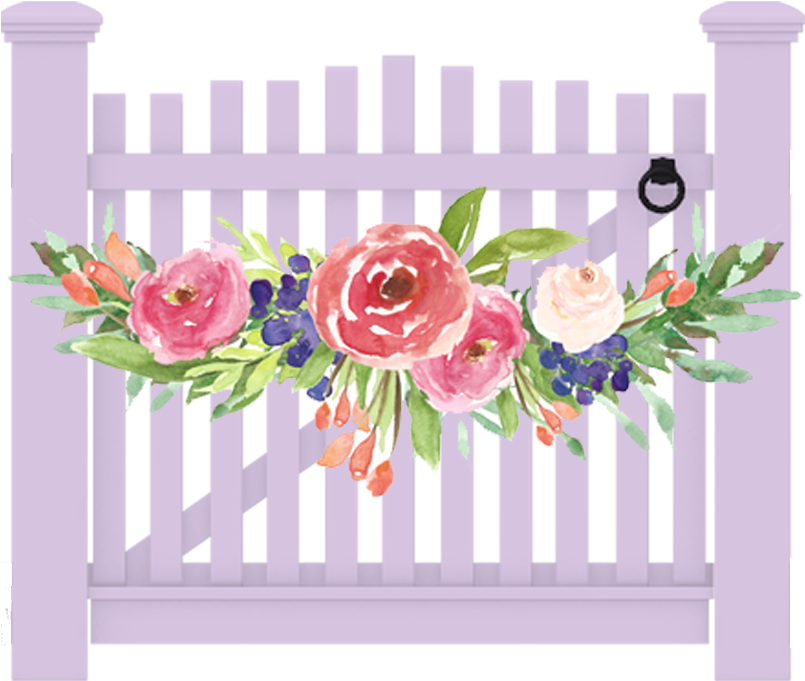The Garden By The Gate - Gate Wedding Art Png - Free Transparent PNG Clipart Images Download. - Transparent PNG Free Download