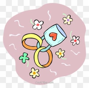 Wedding Rings Royalty Free Vector Clip Art Illustration - Wedding Ring - Free Transparent PNG Clipart Images Download. - Transparent PNG Free Download