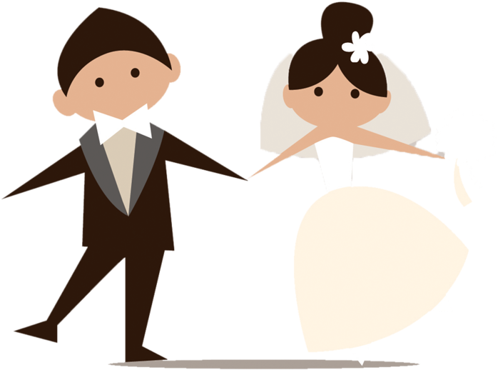 Wedding Couples - Wedding Clip Art Couple - Free Transparent PNG Clipart Images Download. - Transparent PNG Free Download