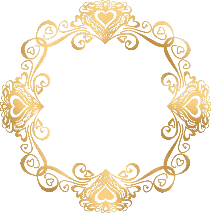 Gold Picture Frames, Pictures, Clip Art, Oval Frame, - Wedding Invitation Gold Border - Free Transparent PNG Clipart Images Download. - Transparent PNG Free Download