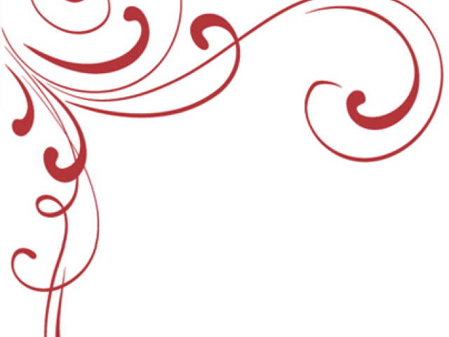 Curl Clipart Simple Design - Black And White Wedding Invitations - Free Transparent PNG Clipart Images Download. - Transparent PNG Free Download