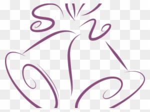 Wedding Bells Picture - Black And White Wedding Bells - Free Transparent PNG Clipart Images Download. - Transparent PNG Free Download