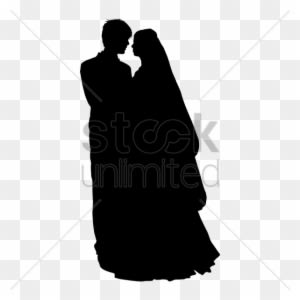 Wedding Coule Outline Clipart Wedding Silhouette Clip - Siluet Wedding Couple Muslim - Free Transparent PNG Clipart Images Download. - Transparent PNG Free Download