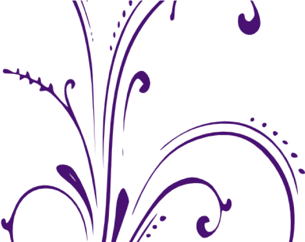 Mauve Clipart Scroll - Purple Wedding Clip Art - Free Transparent PNG Clipart Images Download. - Transparent PNG Free Download