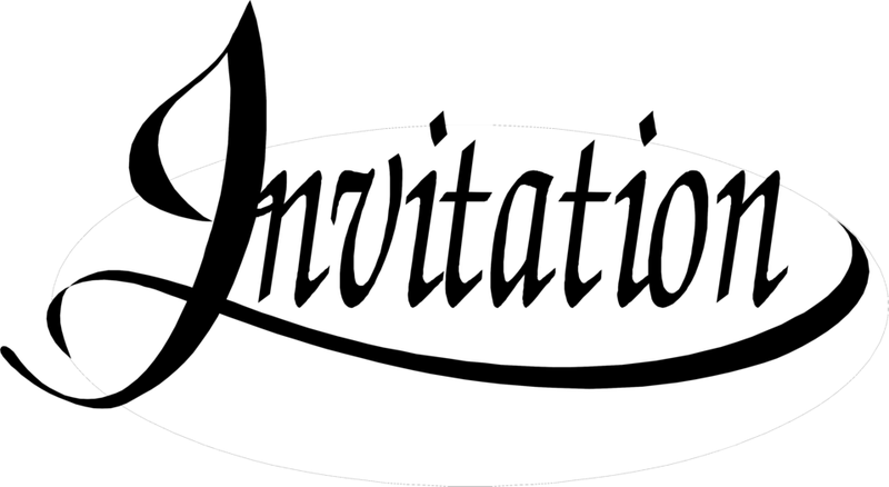 Black And White Invitationswedd Org Collection Of - Wedding Card Clipart Black And White - Free Transparent PNG Clipart Images Download. - Transparent PNG Free Download