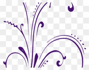 Mauve Clipart Scroll - Purple Wedding Clip Art - Free Transparent PNG Clipart Images Download. - Transparent PNG Free Download
