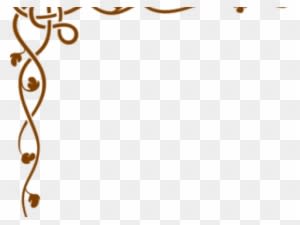 Curl Clipart Vine Design - Wedding Border Design Black - Free Transparent PNG Clipart Images Download. - Transparent PNG Free Download