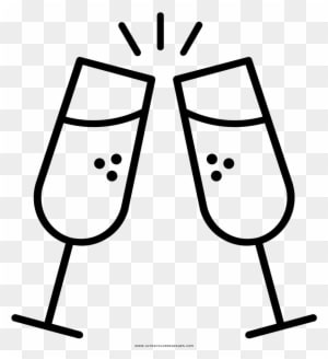 New Years Eve Coloring Page - Transparent Wedding Reception Clipart - Free Transparent PNG Clipart Images Download. - Transparent PNG Free Download