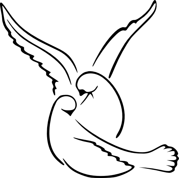 Wedding Love Bird Clip Art - Love Birds Images Drawing - Free Transparent PNG Clipart Images Download. - Transparent PNG Free Download