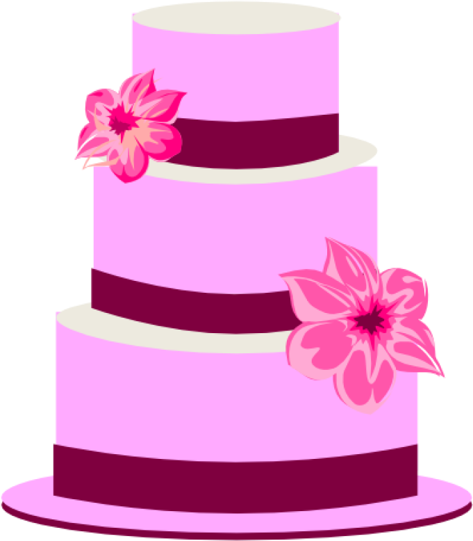 Wedding Cake Clipart Tiered Cake Clip Art At Clker - 3 Tier Cake Clip Art - Free Transparent PNG Clipart Images Download. - Transparent PNG Free Download