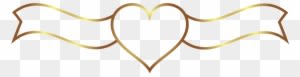 Banner, Heart, Wedding, Gold, Plate - Heart - Free Transparent PNG Clipart Images Download. - Transparent PNG Free Download